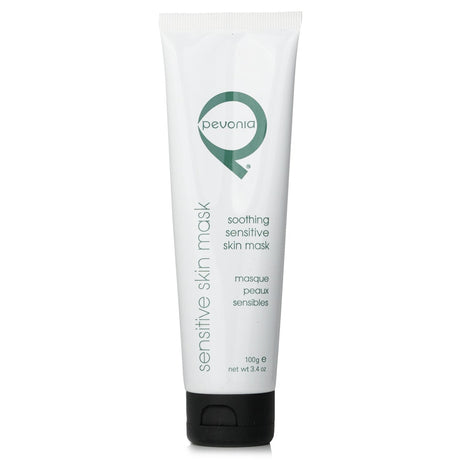 Creamy soothing mask for sensitive skin, featuring Zinc Oxide and Shea Butter for calming and healing effects.