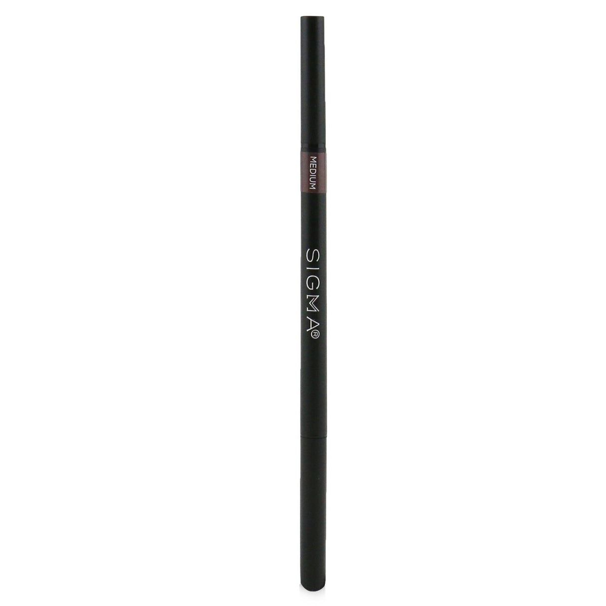 Dual-ended brow pencil with a fine tip for precise application and a spoolie brush for seamless blending, in #Medium shade.