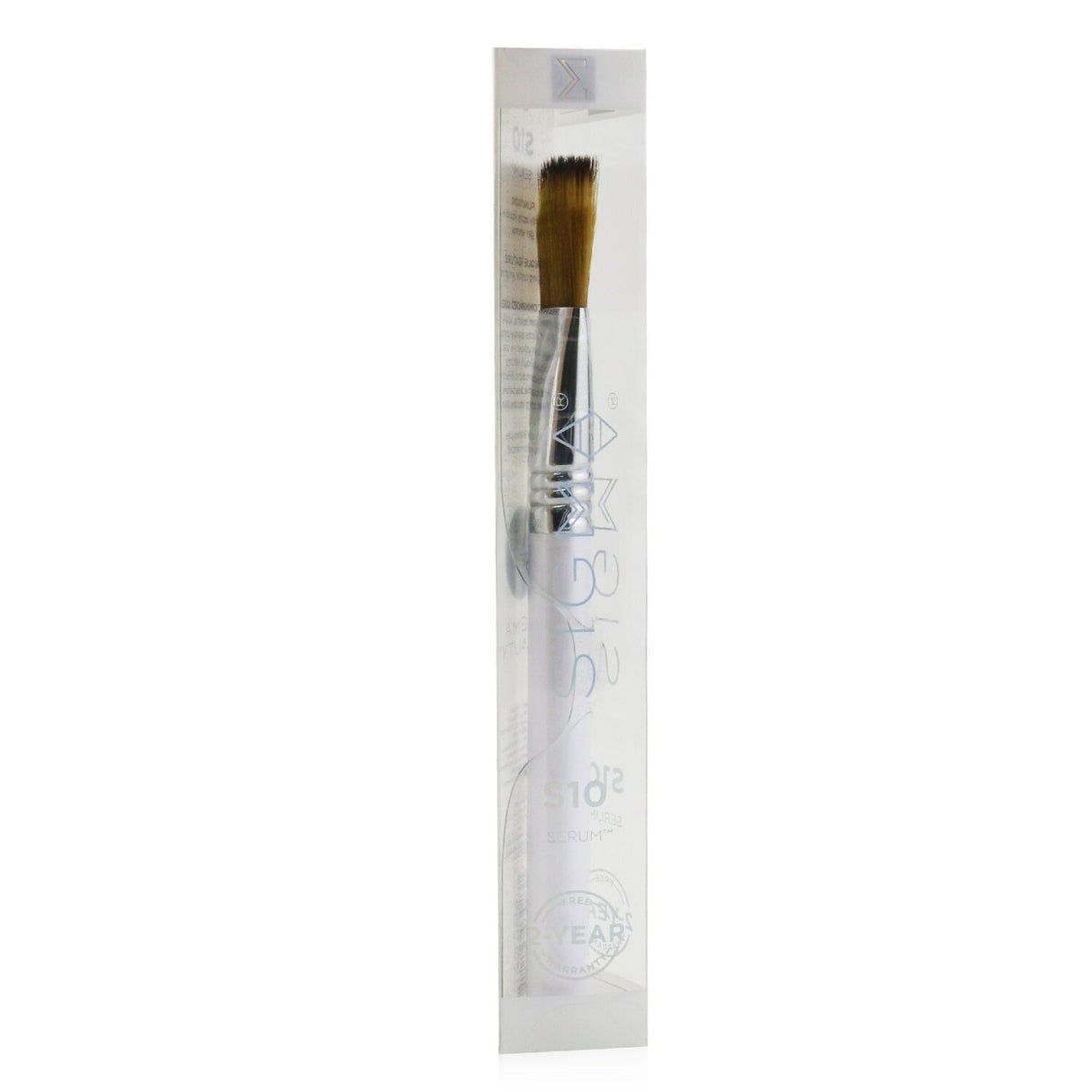 Sigma Beauty S10 Serum Brush with extra-soft synthetic fibers for gentle serum application and seamless blending.