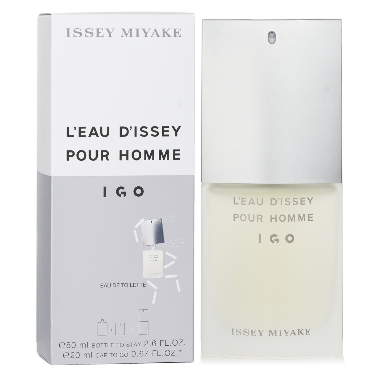 Issey Miyake IGO L'Eau D'Issey Eau De Toilette Spray, 100ml, features zesty citrus and warm woody notes for modern elegance.