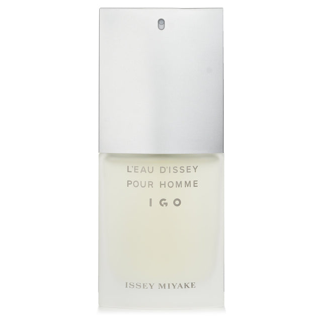 Issey Miyake IGO L'Eau D'Issey EDT 100ml, a citrus-woody fragrance for men, blends fresh yuzu, warm amber, and captivating spices.