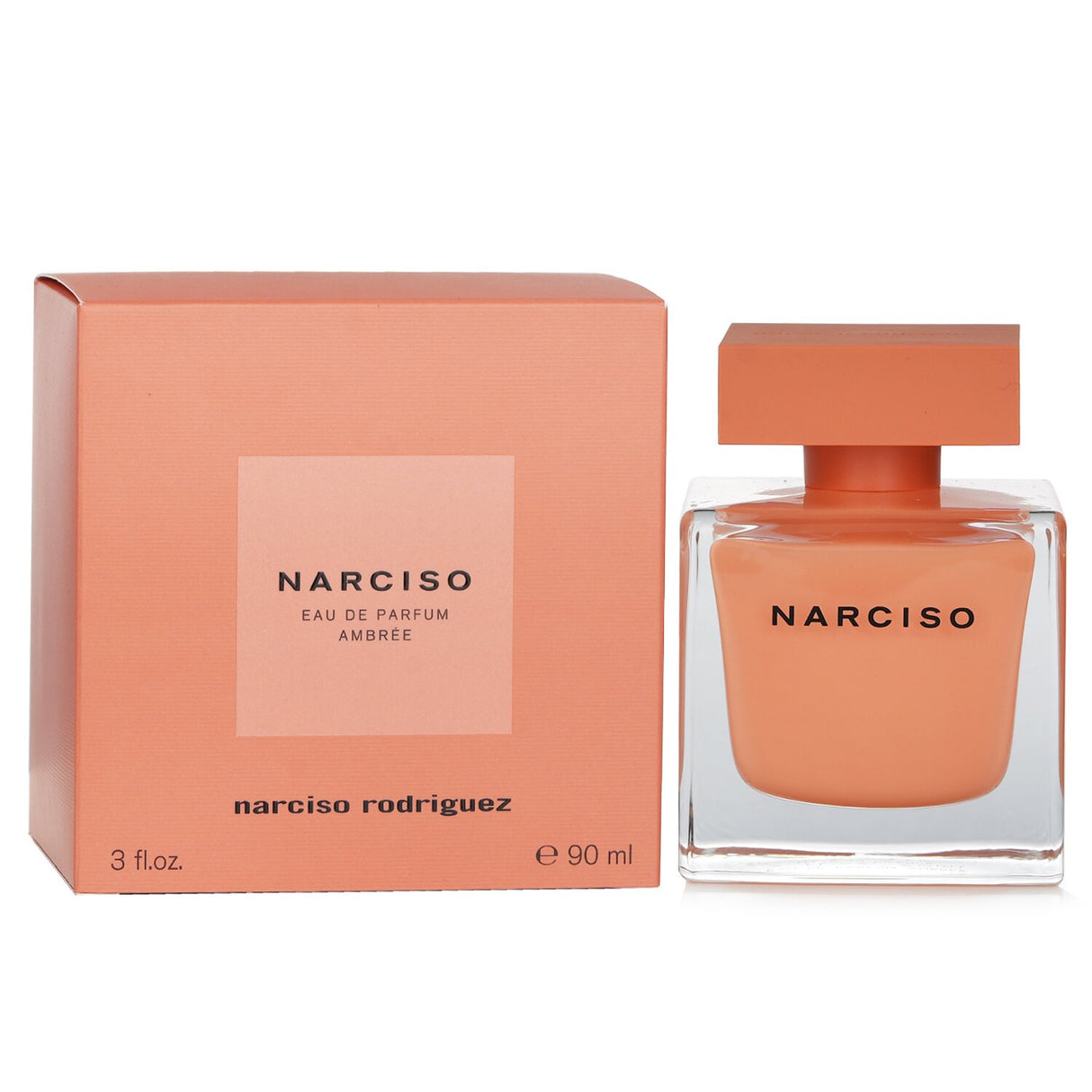 Elegant Narciso Ambree Eau De Parfum 90ml, featuring floral, musk, and amber notes for a captivating summer fragrance.