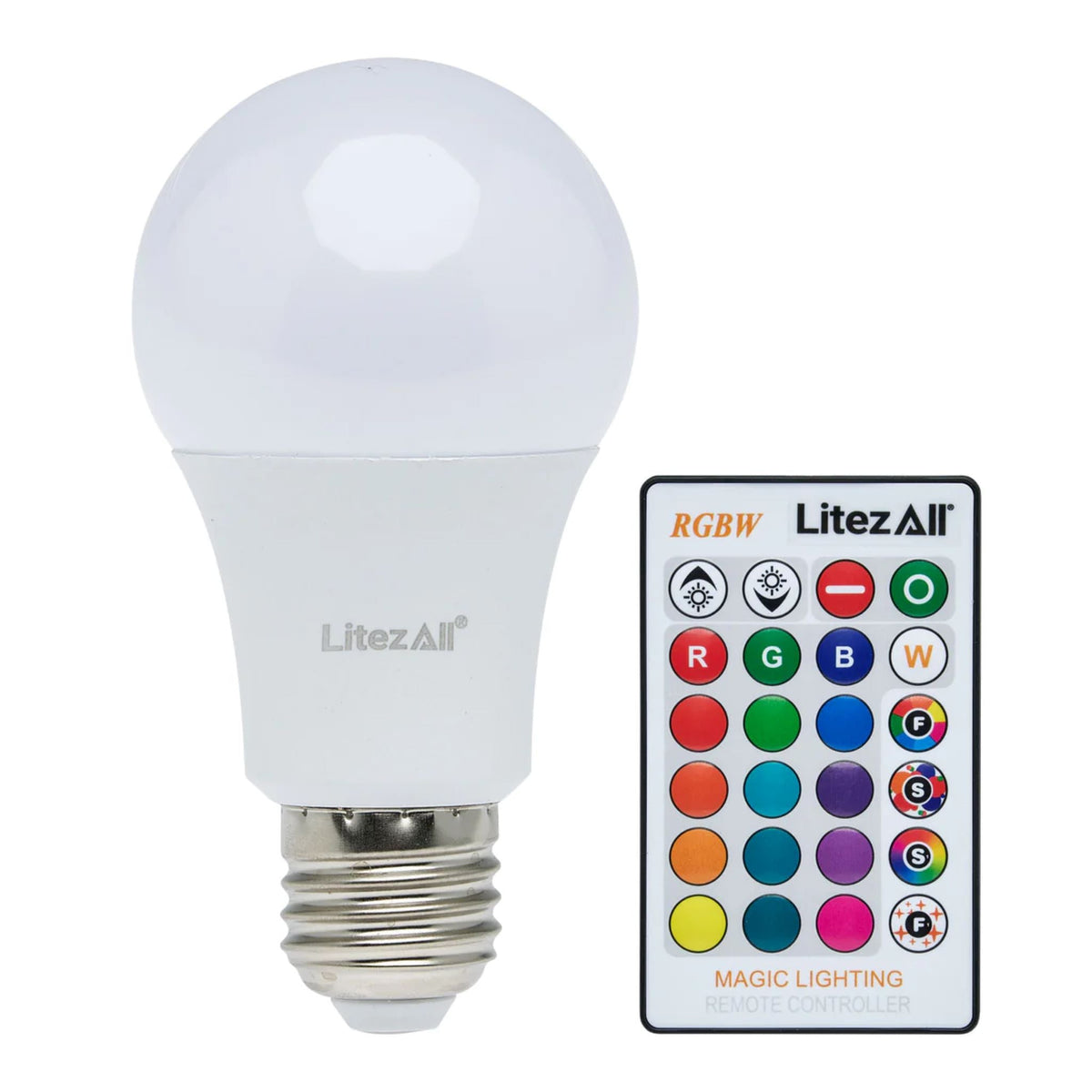 LitezAll Colour Changing LED Light Bulb with Remote