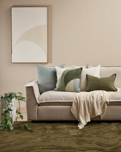 Cushion - Ellis Olive (50 x 50cm) - OLLO