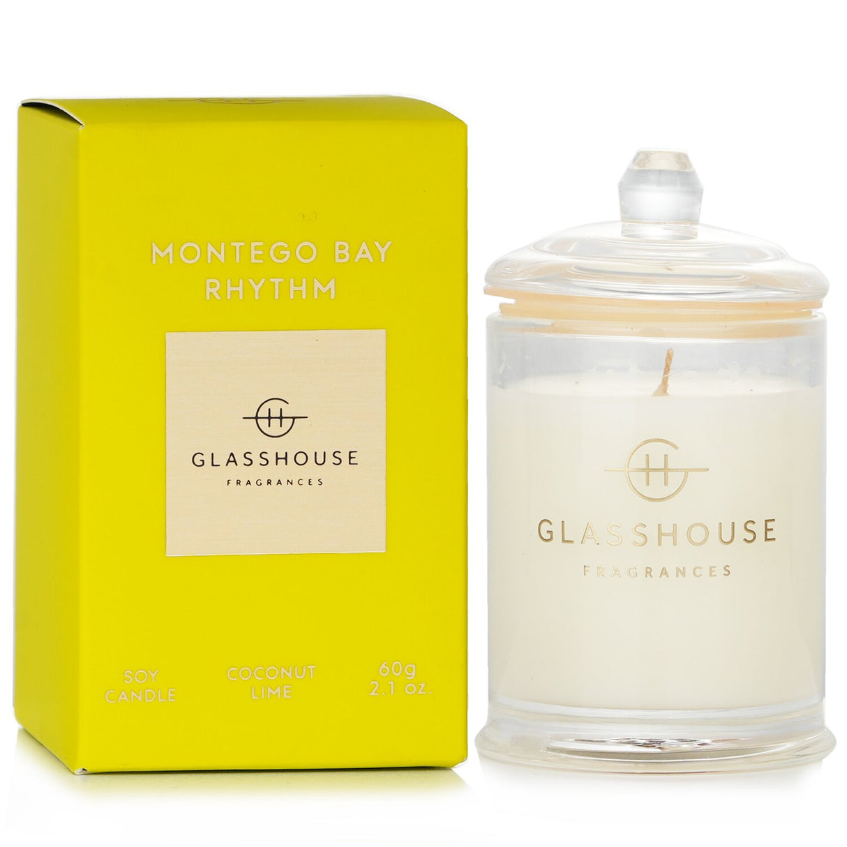 Glasshouse - Triple Scented Soy Candle - Montego Bay Rhythm (Coconut & Lime)  -