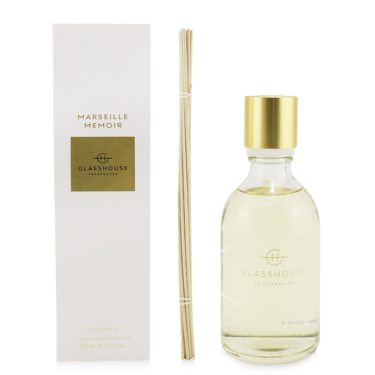 Glasshouse - Diffuser - Marseille Memoir (Gardenia)  - 250ml/8.4oz