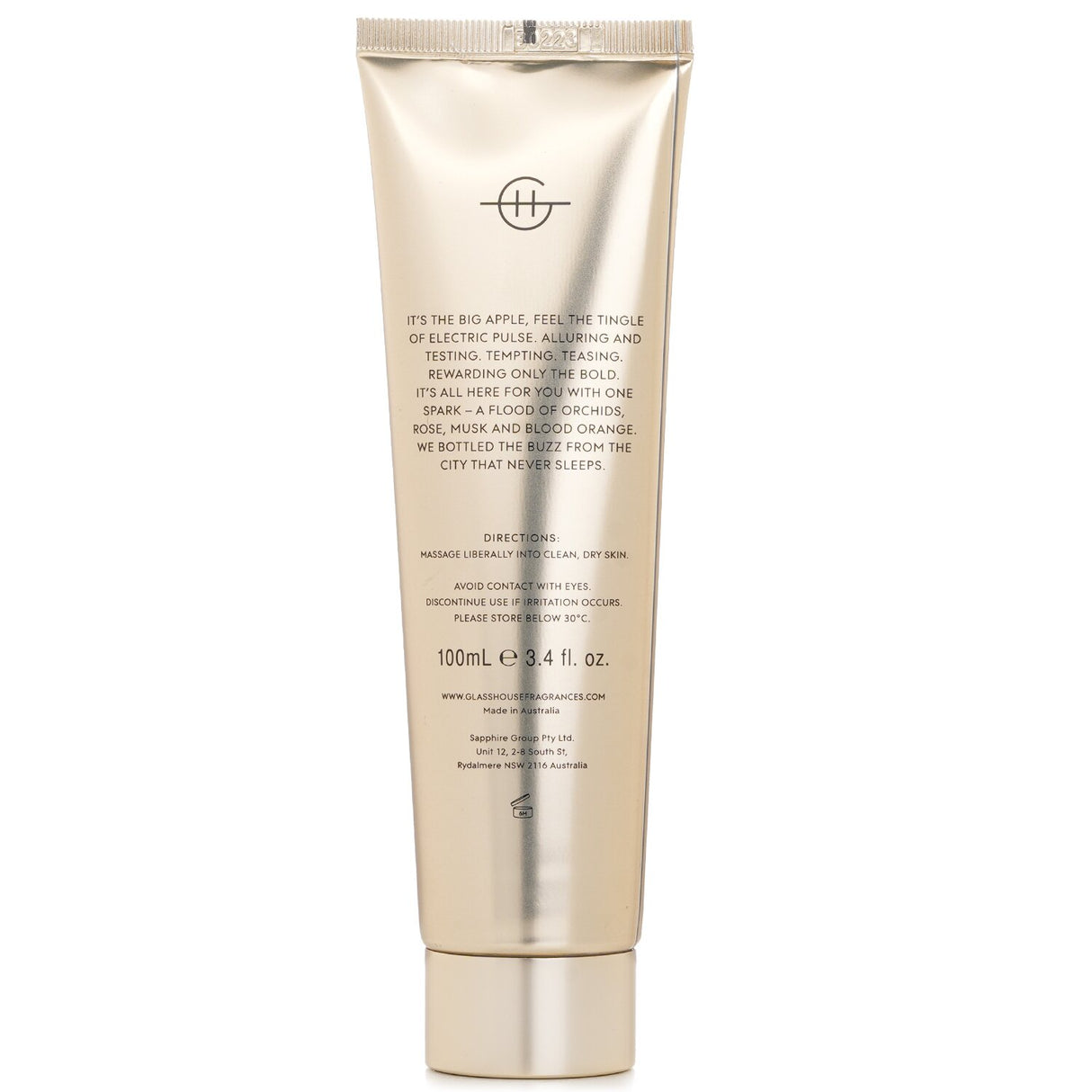 Glasshouse Hand Cream - I'll Take Manhattan (Orchids & Blood Orange) 100ml/3