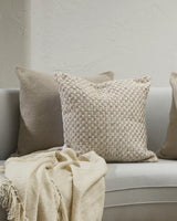 Cushion - Pearce Taupe/Ivory (50 x 50cm)  - OLLO
