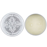 100% beeswax tin candle in lavender, featuring wooden wick, eco-friendly packaging, and a 25-hour burn time.