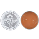 100% beeswax tin candle in Sampaguita scent, eco-friendly, with wooden wick for clean burn, 8x6 cm, lasting 25 hours.