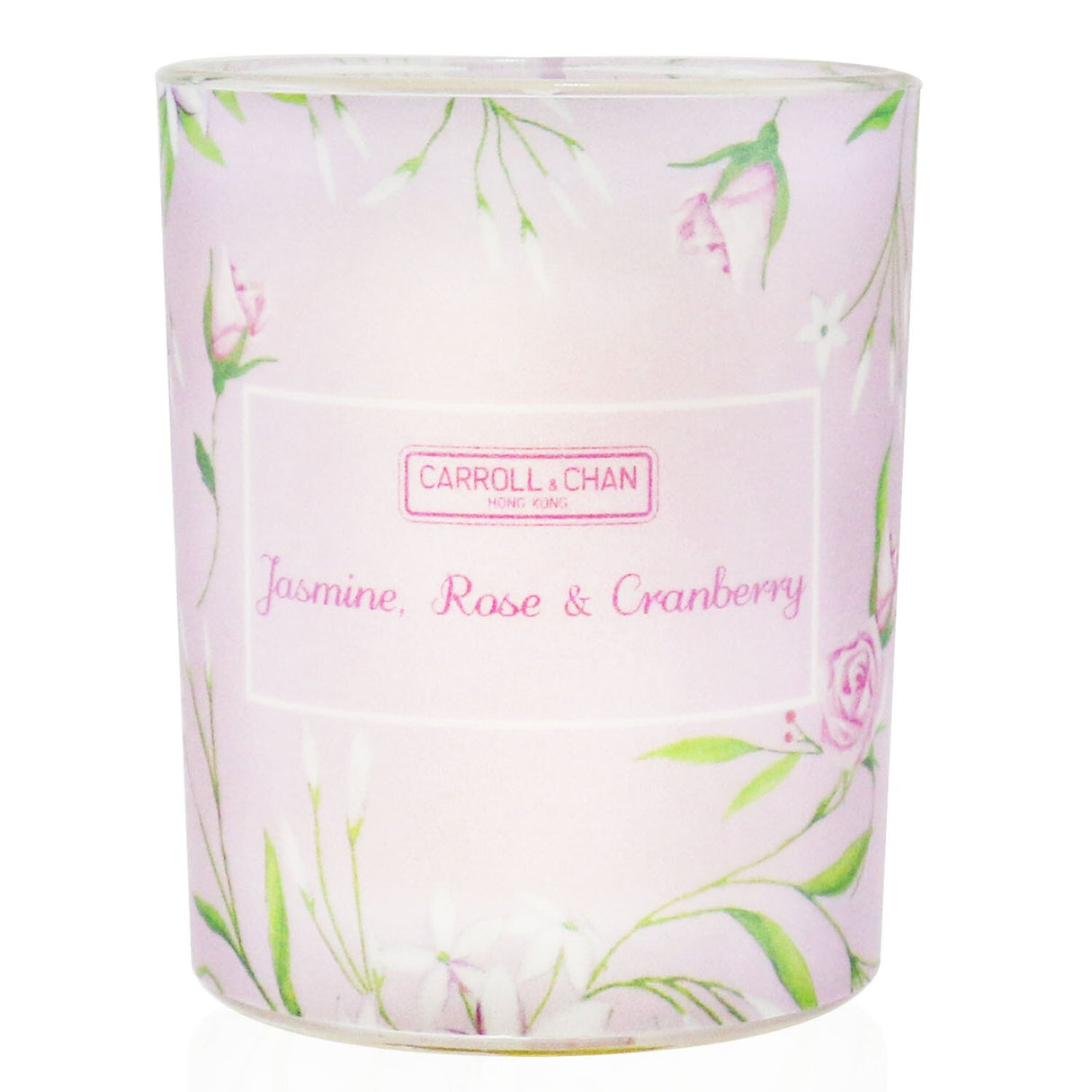 100% beeswax votive candle in Jasmine Rose Cranberry scent, 65g, with a clean burn, eco-friendly jar, 14-hour burn time.