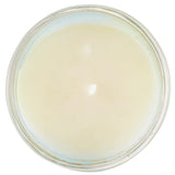 100% beeswax votive candle in Green Seas scent, housed in a decorative recycled glass jar for eco-friendly ambiance.
