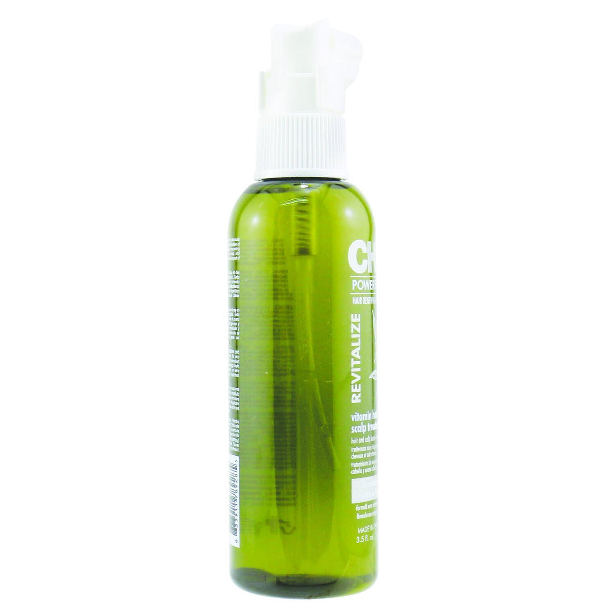 CHI Power Plus Revitalize Treatment - 104ml: Vitamin-rich formula with Nettle and Red Clover for healthy hair and scalp.