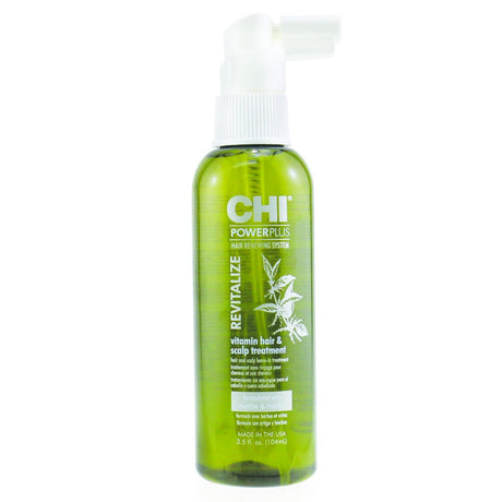 CHI Power Plus Revitalize Vitamin Hair & Scalp Treatment promotes healthy hair growth with nutrients and vitamins for fuller hair.