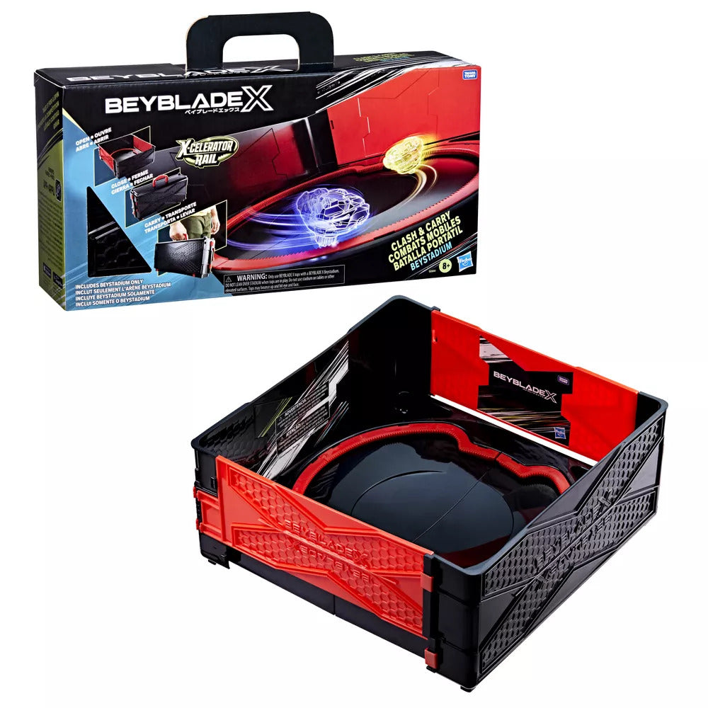 Beyblade X Clash & Carry Beystadium Set