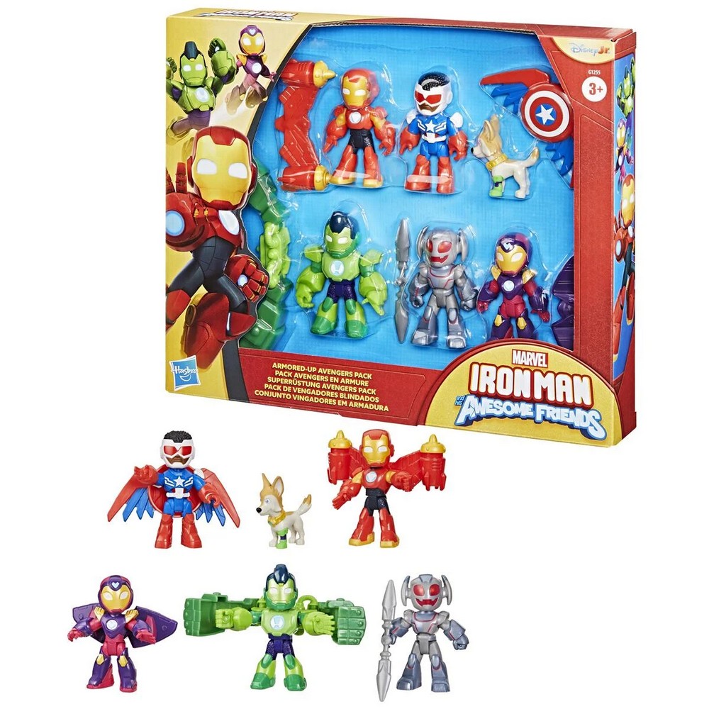 Iron Man and His Awesome Friends Armored Up Avengers Pack Action Figure