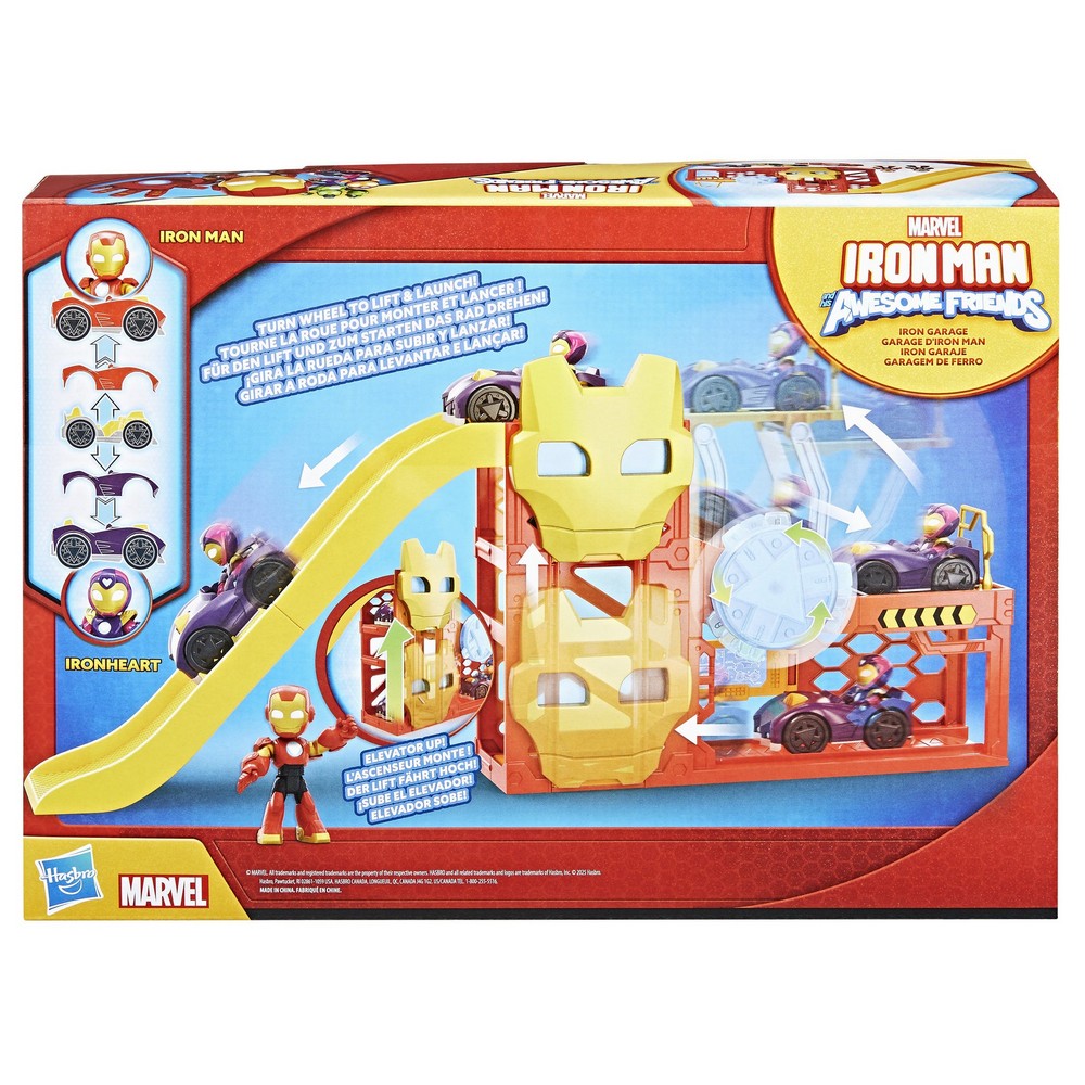 Iron Man and His Awesome Friends Iron Garage Playset Action Figure