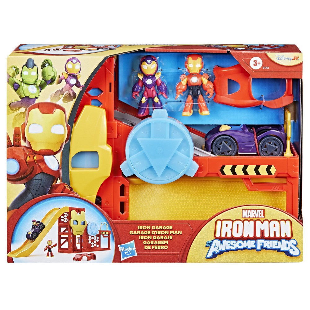 Iron Man and His Awesome Friends Iron Garage Playset Action Figure