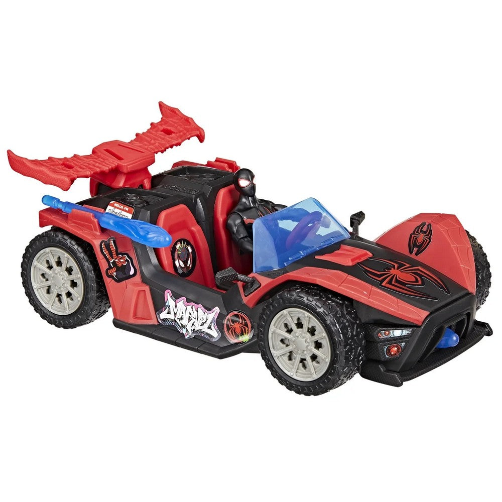 Spider-Man Venomversus Miles Remix Blast Racer Action Figure