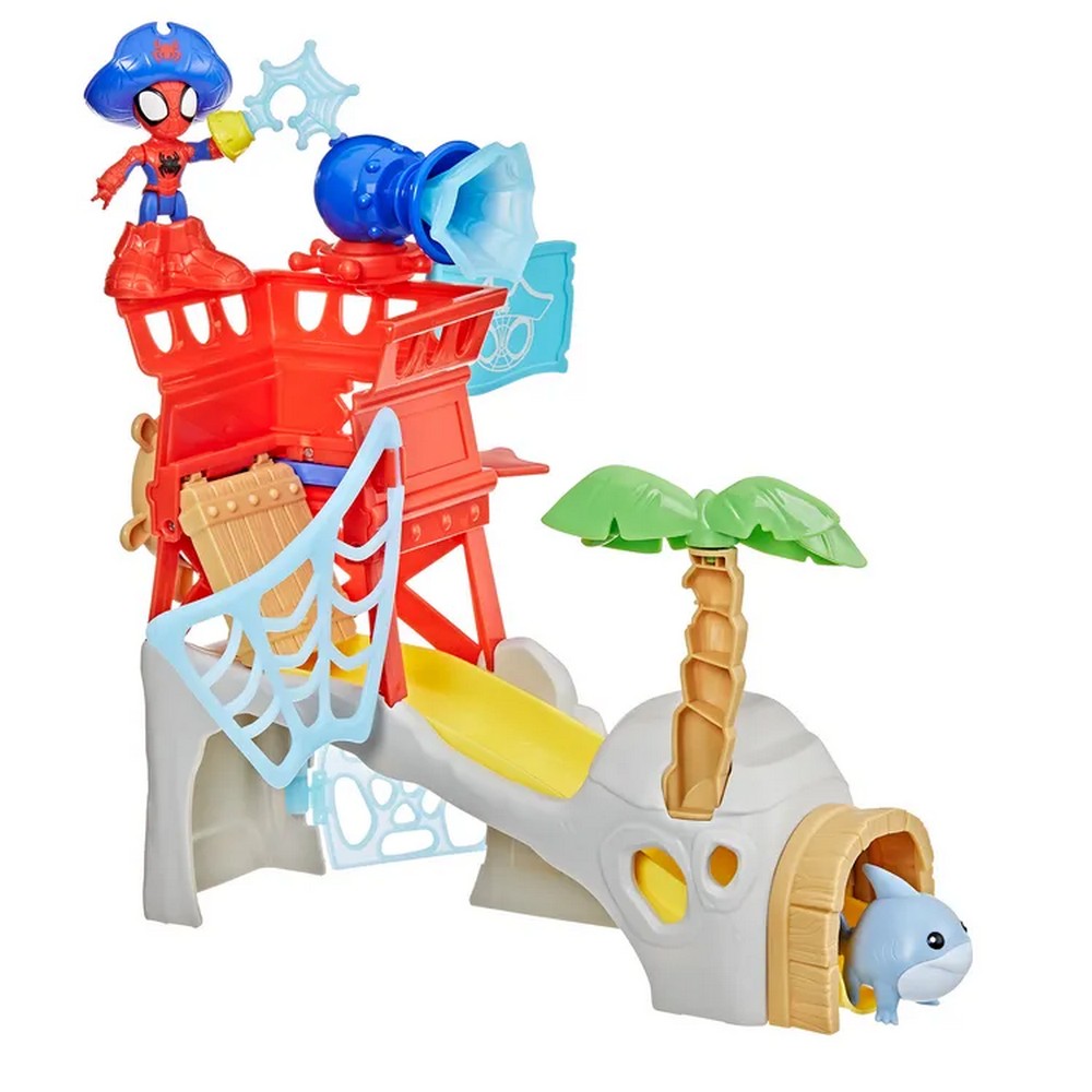 Spidey and His Amazing Friends Spidey Island Playset Action Figure