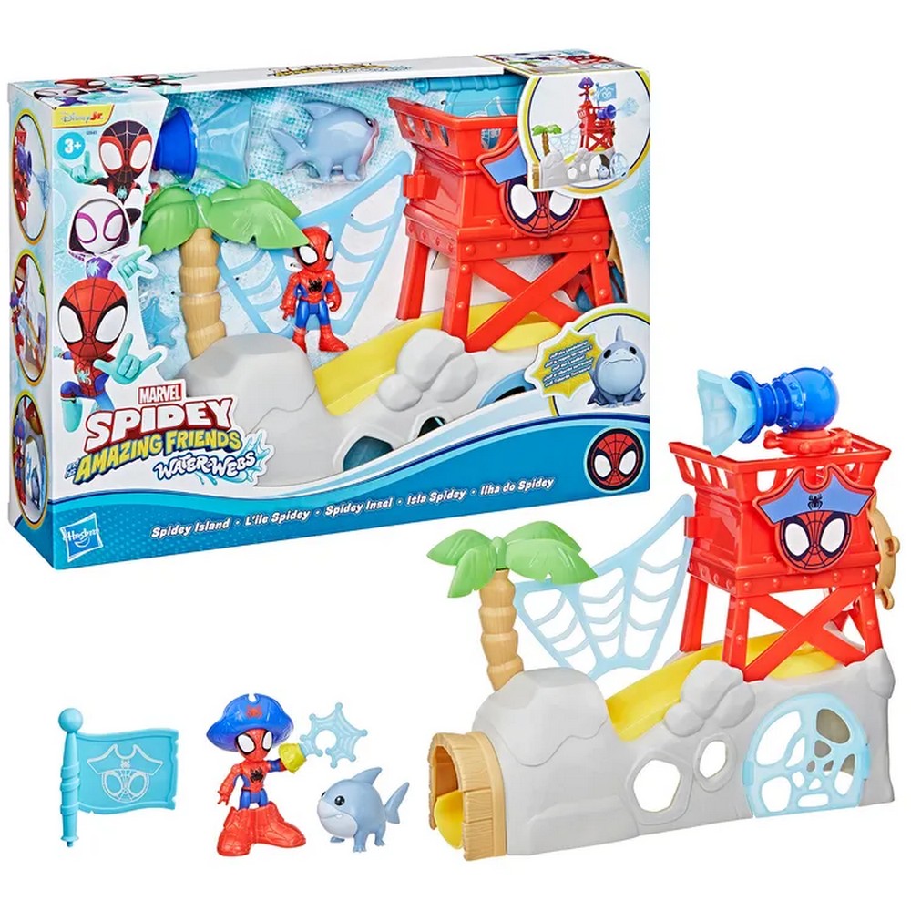 Spidey and His Amazing Friends Spidey Island Playset Action Figure