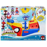 Spidey and His Amazing Friends Webs Ahoy Bubble Ship Playset