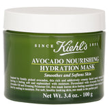 Kiehl's Avocado Nourishing Hydration Mask in 100ml, creamy formula for intense hydration, suitable for all skin types.