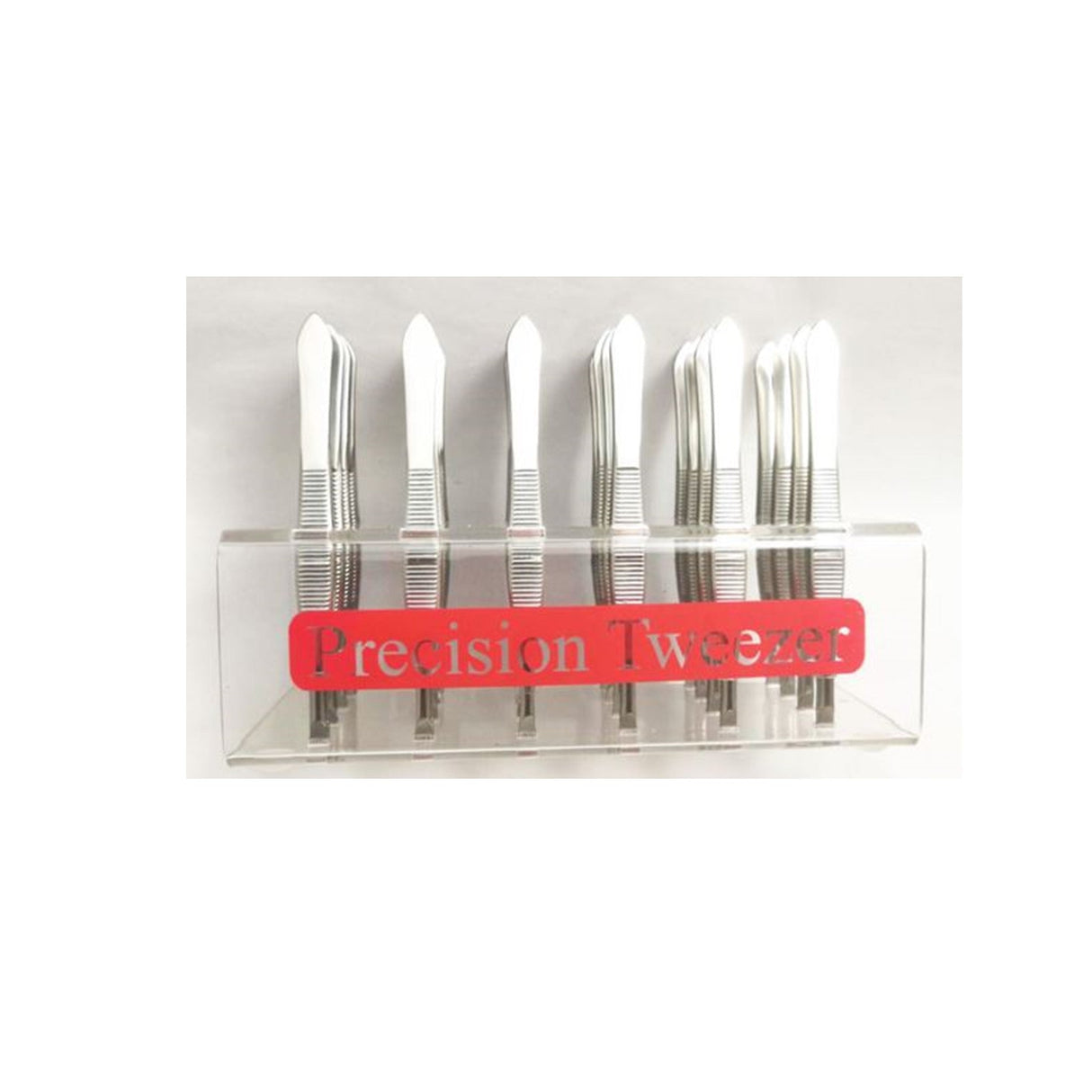 Stainless Steel Precision Tweezer Display - 24pcs