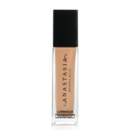 Anastasia Beverly Hills Luminous Foundation #320N in a sleek bottle, 30ml medium-coverage, water-resistant, and cruelty-free.