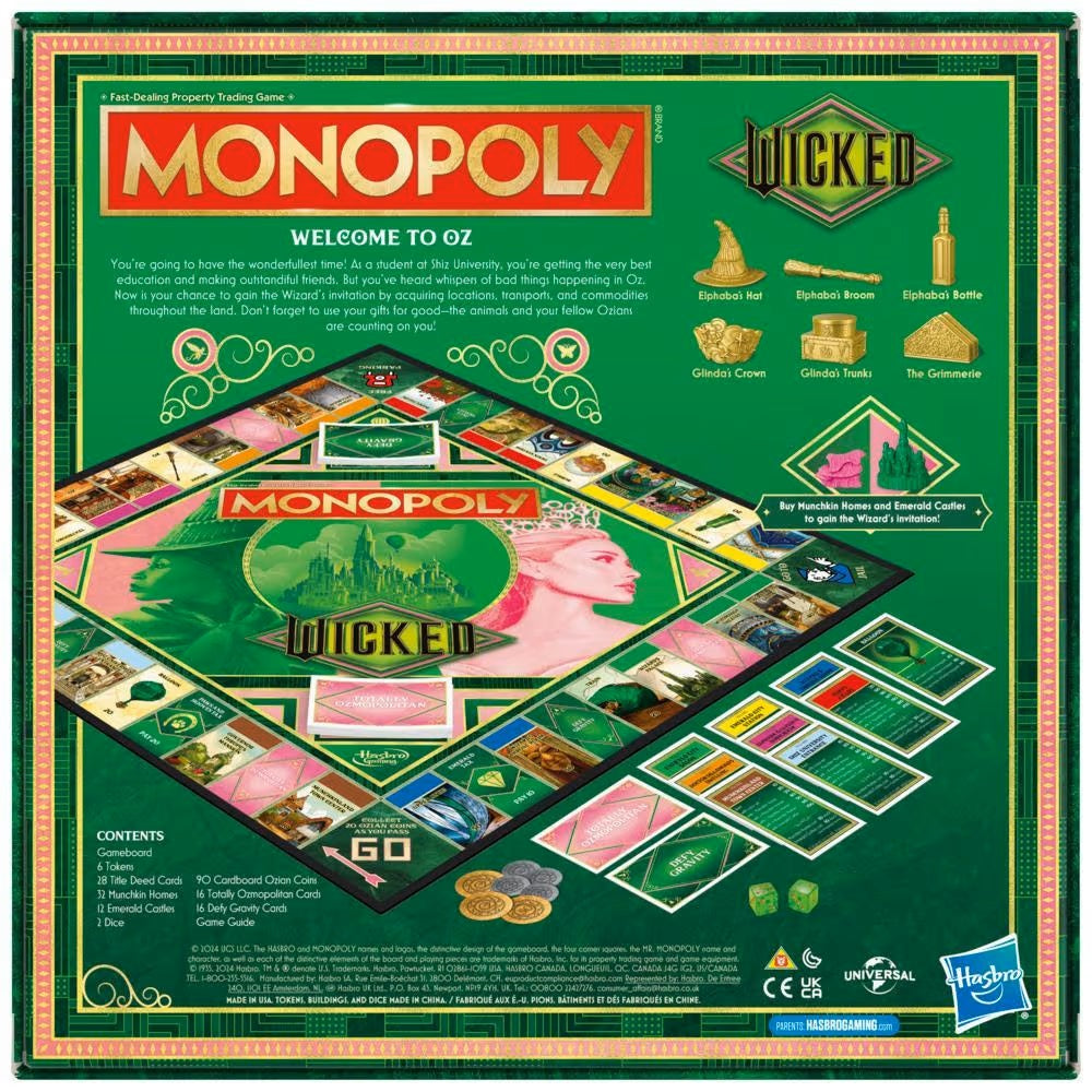 Monopoly Wicked Board Game
