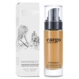 Cargo Swimmables Longwear Foundation #50 in 30ml offers waterproof, buildable coverage for a flawless, youthful complexion.