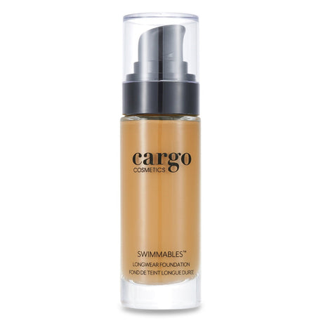 Cargo Swimmables Longwear Foundation #50 in 30ml; ultra-fluid, waterproof formula for a flawless, youthfully radiant complexion.