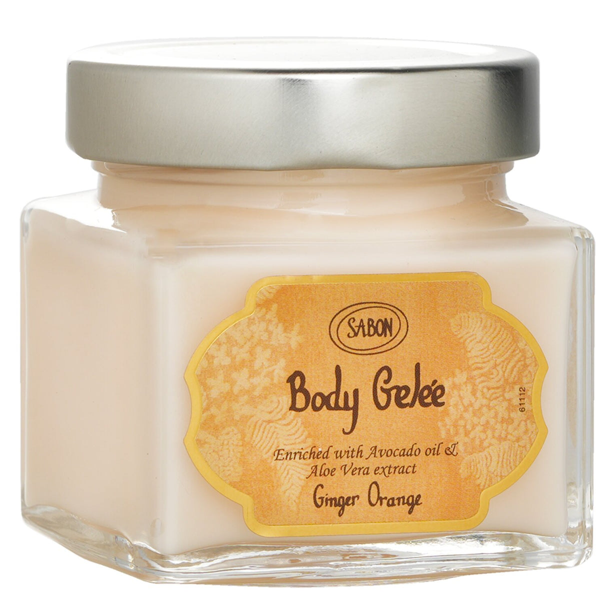 Refreshing Sabon Body Gelee in Ginger Orange, 200ml; lightweight gel for soft, smooth skin with uplifting scent.