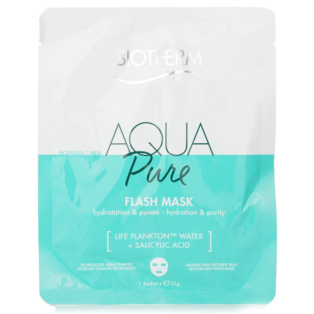 A revitalizing sheet mask infused with Salicylic Acid and Life Plankton™ for purifying and hydrating all skin types.
