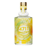 Refreshing 4711 Remix Lemon Eau De Cologne Spray, featuring citrusy notes of yuzu and Italian lemon in a vibrant 100ml bottle.