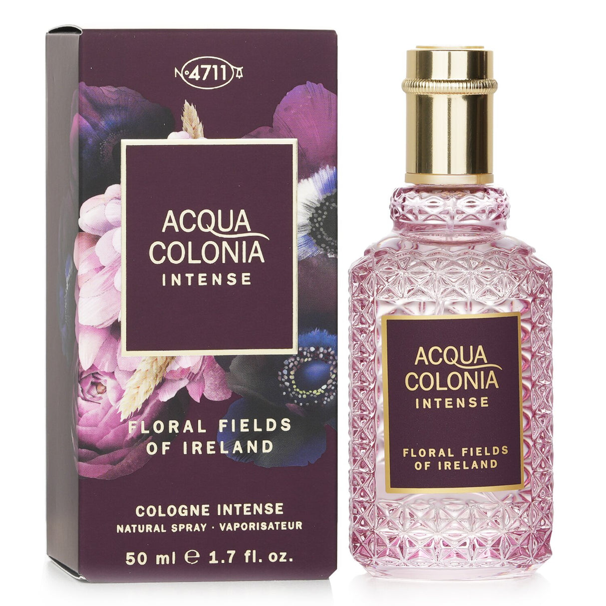 Floral fragrance spray in 50ml, uniting zesty citrus and warm floral notes for a vibrant scent experience.