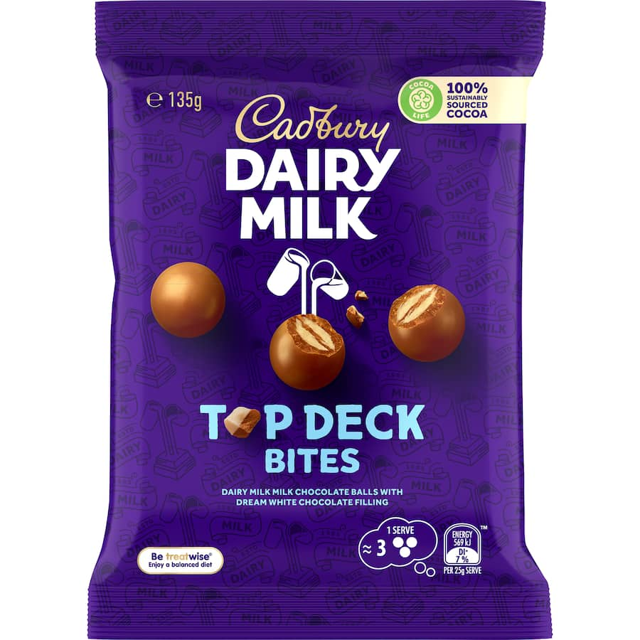 Cadbury Chocolate Sharepack Top Deck Bites