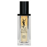 Yves Saint Laurent Pure Shots Night Reboot Serum in a sleek bottle, designed to rejuvenate and revitalize tired skin overnight.