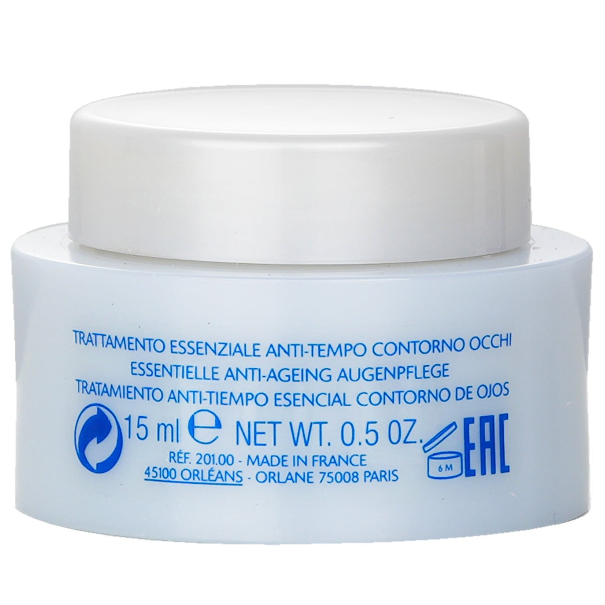 Luxurious anti-aging eye cream with pro-cellular growth factors, vitamins, and minerals for youthful, radiant skin.