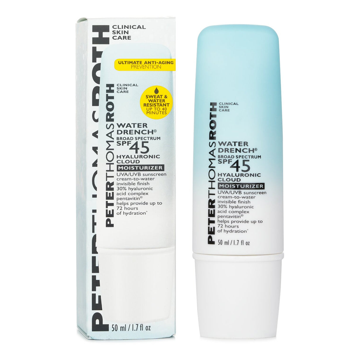 Peter Thomas Roth - Water Drench Hyaluronic Cloud Moisturizer SPF 45 UVA/UVB Sun