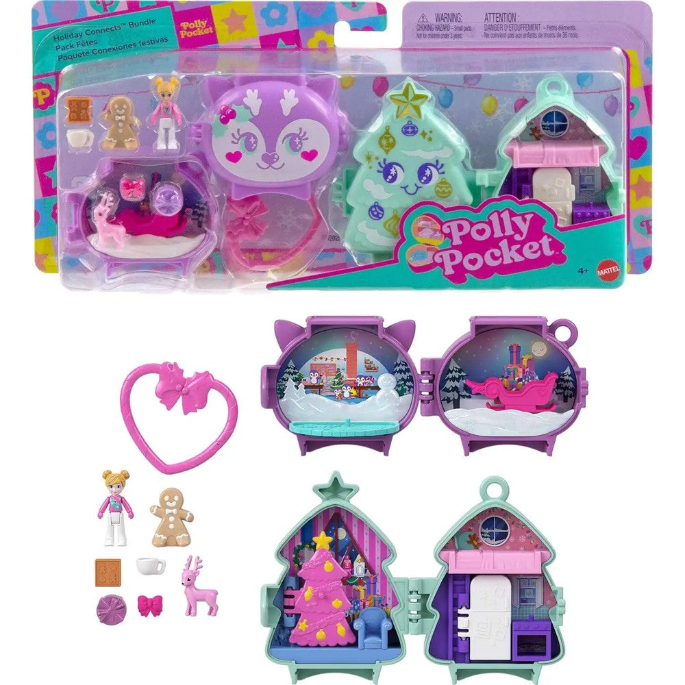 Polly Pocket - Holiday Compact 2 Pack
