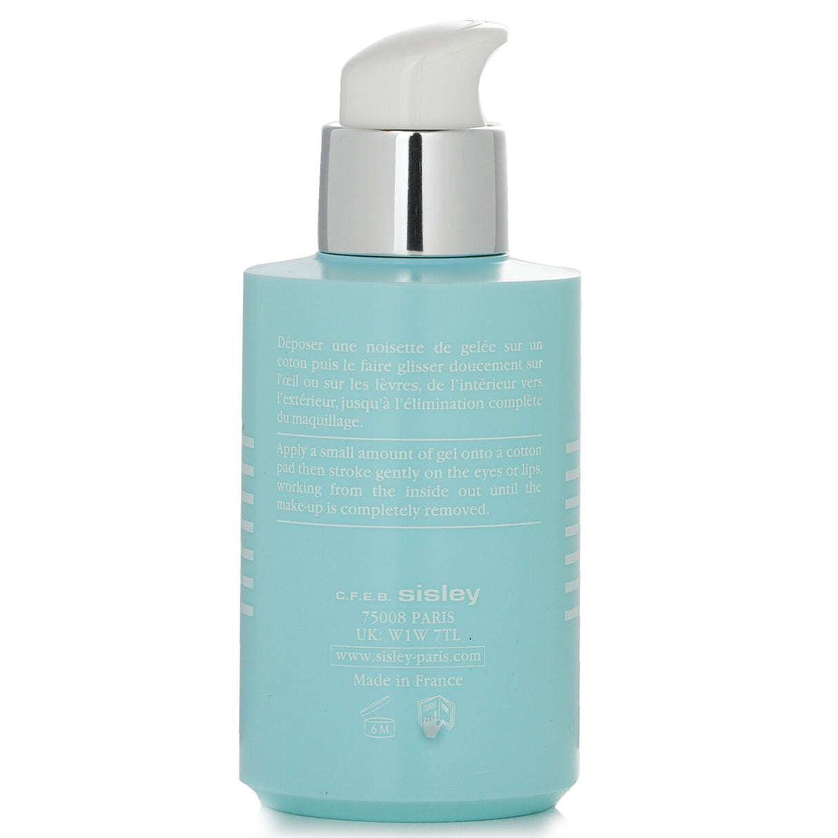 Luxury gel makeup remover for eyes and lips, gently removes stubborn waterproof makeup while enhancing lashes.