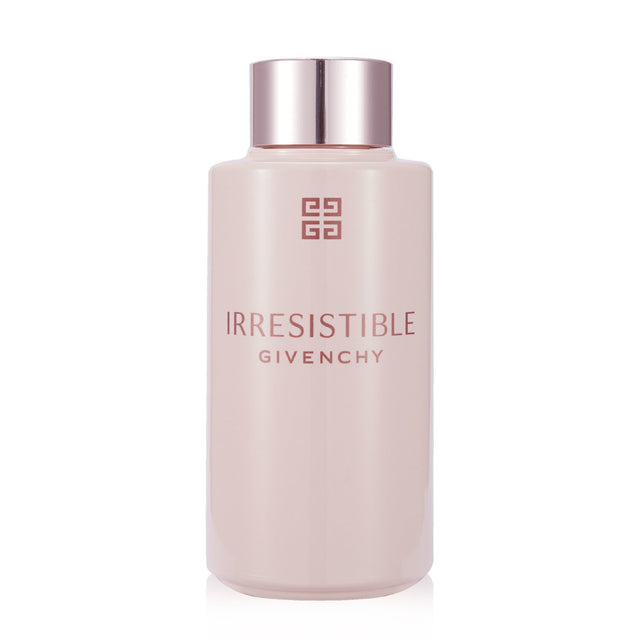 Luxurious Givenchy Irresistible Bath & Shower Oil, 200ml, offers a hydrating, fragrant experience for soft, radiant skin.