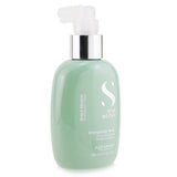 AlfaParf Semi Di Lino Scalp Renew Tonic revitalizes thinning hair with probiotics, leaving strands soft, thick, and shiny.