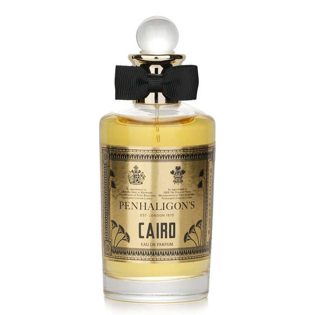 Penhaligon's Cairo Eau De Parfum Spray in a 100ml bottle, featuring an exotic floral scent with notes of rose, saffron, and sandalwood.