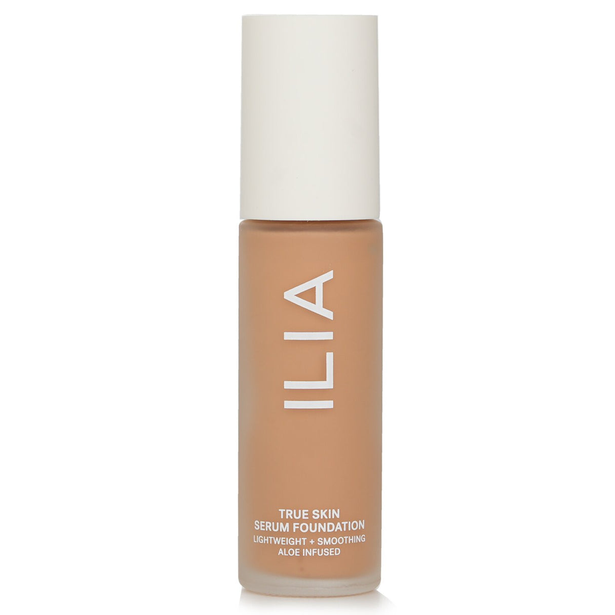 ILIA True Skin Serum Foundation in #SF9 Maraca, a vegan, lightweight formula for a natural, luminous complexion.