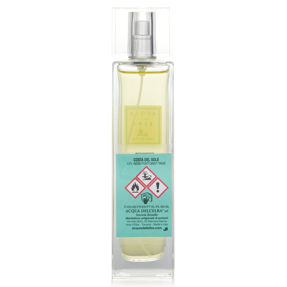 Luxurious 100ml room spray infused with Mediterranean scents of myrtle, rosemary, and prickly pears for a refreshing ambiance.