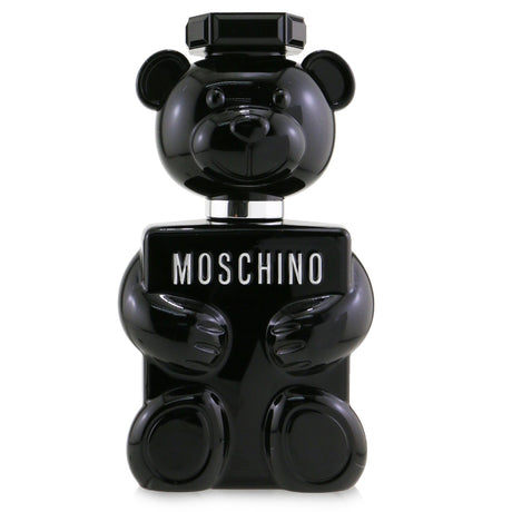 Moschino Toy Boy Eau De Parfum Spray 100ml features a woody spicy blend for confident men, with invigorating and sensual notes.