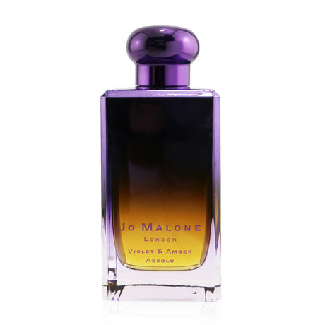 Jo Malone Violet & Amber Absolu 100ml cologne spray, a warm, sweet, and complex fragrance for evening wear.