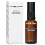 Grown Alchemist Age-Repair Serum with Peptide-8, enhances skin radiance, smooths wrinkles, and boosts hydration in 30ml.